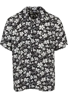 URBAN CLASSICS Kurzarmhemd Urban Classics Herren Viscose AOP Resort Shirt