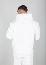 Alpha Industries Hoodie EMB  Weiß/Braun/Creme/Khaki