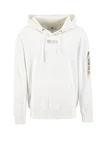 Alpha Industries Hoodie EMB  Weiß/Braun/Creme/Khaki