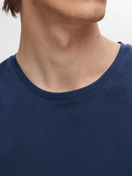 SELECTED HOMME T-Shirt SLHRoland Dunkelblau/Blau
