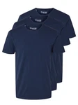 SELECTED HOMME T-Shirt SLHRoland Dunkelblau/Blau