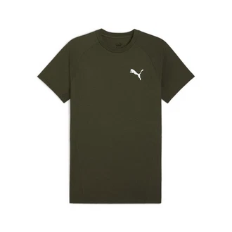 PUMA T-Shirt EVOSTRIPE Dunkelgrün/Grün