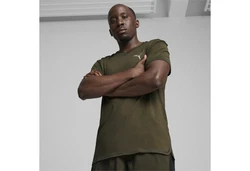PUMA Laufshirt RUN CLOUDSPUN Herren Dunkelgrün/Grün