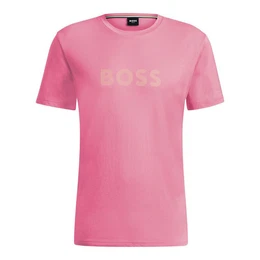T-Shirt T-Shirt RN mit groem Markenprint auf der Brust
