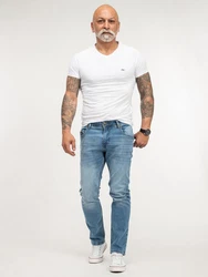 Lorenzo Loren Regular-fit-Jeans LL-4001 Blau (LL-4001)