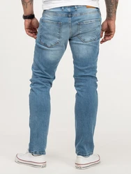 Lorenzo Loren Regular-fit-Jeans LL-4001 Blau (LL-4001)