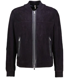 Lederjacke Herren Blousonjacke aus Veloursleder MALBANO3