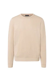 MAERZ Muenchen Wollpullover Rundhals 1/1 Arm Khaki/Beige/Braun