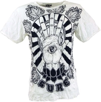 Guru-Shop T-Shirt Sure Herren T-Shirt Magic Eye