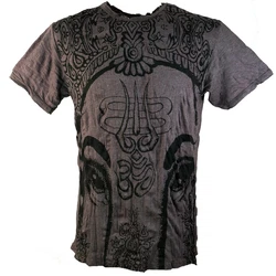 Guru-Shop Sure Herren T-Shirt Ganesh kaffee