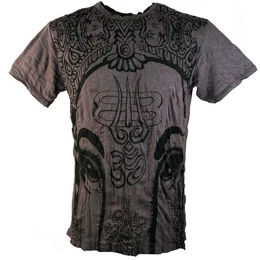 T-Shirt Sure Herren T-Shirt Ganesh - coffee Goa Style, Festival, alternative Bekleidung
