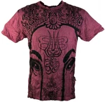 Guru-Shop Sure Herren T-Shirt Ganesh bordeaux