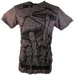 Guru-Shop T-Shirt Sure Herren T-Shirt Magic Mushroom taupe