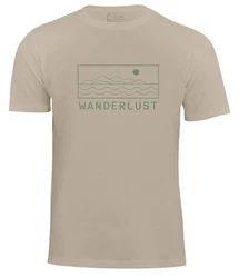 Cotton Prime T-Shirt Wanderlust Khaki/Braun/Weiß