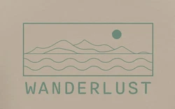 Cotton Prime T-Shirt Wanderlust Khaki/Braun/Weiß