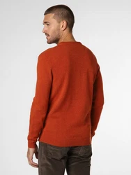 Andrew James Strickpullover Orange/Rot