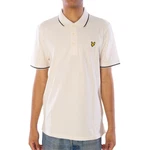 Lyle & Scott Poloshirt Tipped Weiß/Beige/Gold/Khaki Lyle & Scott Poloshirt Tipped Weiß/Beige/Gold/Khaki