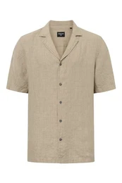 Kurzarmhemd Leinenhemd Cray - Casual Fit