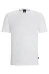 BOSS T-Shirt 'Thompson 01' Weiß/Grau/Creme