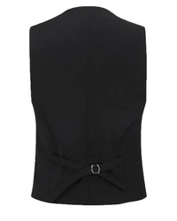 Allthemen Anzugweste Slim Fit mit V Ausschnitt Business 