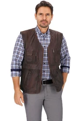 Maddox Weste Braun/Dunkelbraun/Beige