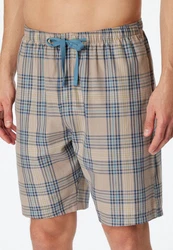 Schiesser Pyjamahose Grau/Hellblau/Blau