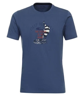 Redmond T-Shirt Round Neck mit Print BLAU (1 15) Redmond T-Shirt Round Neck mit Print BLAU (1 15)