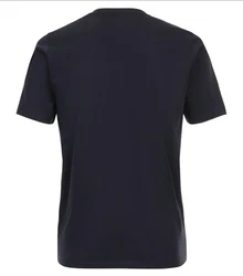 Redmond T-Shirt Round Neck mit Print BLAU