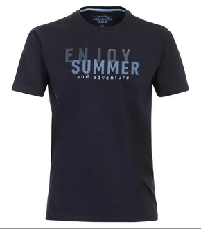 Redmond T-Shirt Round Neck mit Print BLAU Redmond T-Shirt Round Neck mit Print BLAU