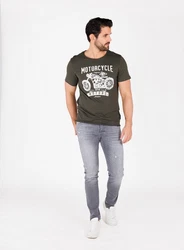 Key Largo T-Shirt MT OREGON TRAIL Dunkelgrün/Khaki/Grün