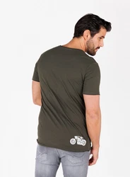 Key Largo T-Shirt MT OREGON TRAIL Dunkelgrün/Khaki/Grün