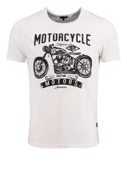 Key Largo T-Shirt MT OREGON TRAIL Beige/Creme/Weiß/Grau