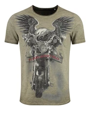 Key Largo T-Shirt MT SUNSET HILLS Dunkelgrün/Grün