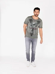 Key Largo T-Shirt MT SUNSET HILLS Grau/Dunkelgrau