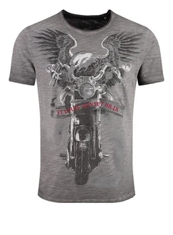Key Largo T-Shirt MT SUNSET HILLS Grau/Dunkelgrau