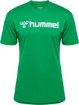 hummel T-Shirt Hmllogo Jersey Grün/Neonfarben/Dunkelgrün