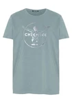 Chiemsee Print-Shirt T-Shirt mit Label-Symbol (1) Blau/Hellblau/Grau/Türkis/Grün