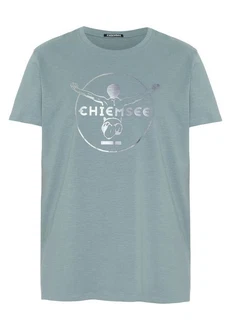 Chiemsee Print-Shirt T-Shirt mit Label-Symbol (1) Blau/Hellblau/Grau/Türkis/Grün