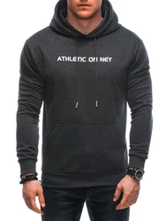 Edoti Kapuzenpullover Sweatshirt Dunkelgrau/Hellblau/Dunkelblau/Schwarz/Grau