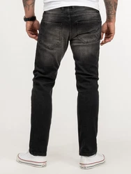 Lorenzo Loren Regular-fit Jeans LL-4005 Schwarz (LL-4005)