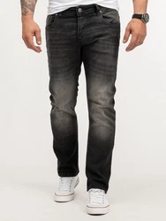 Lorenzo Loren Regular-fit Jeans LL-4005 Schwarz (LL-4005)