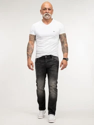 Lorenzo Loren Regular-fit Jeans LL-4005 Schwarz (LL-4005)