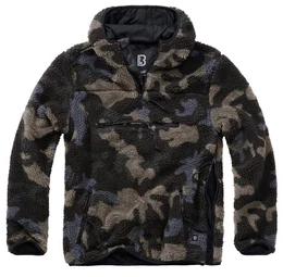Fleecepullover Teddyfleece Pullover Worker, darkcamo