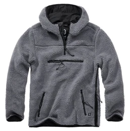 Fleecepullover Teddyfleece Pullover Worker, anthrazit