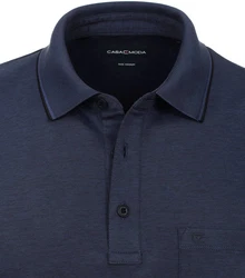 CASAMODA Poloshirt Dunkelblau/Blau
