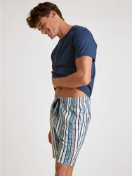 CALIDA Pyjamashorts RMX Sleep Herren Blau