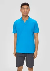 s.Oliver Poloshirt mit offenem Kragen 