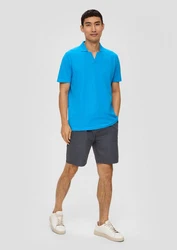 s.Oliver Poloshirt mit offenem Kragen 