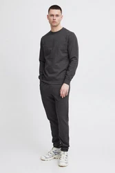 !Solid Sweatshirt SDMColinreg 2Pack Basic Rundhalspullover Dunkelblau/Grau/Dunkelgrau