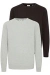 !Solid Sweatshirt SDMColinreg 2Pack Basic Rundhalspullover Grau/Hellgrau/Dunkelgrau